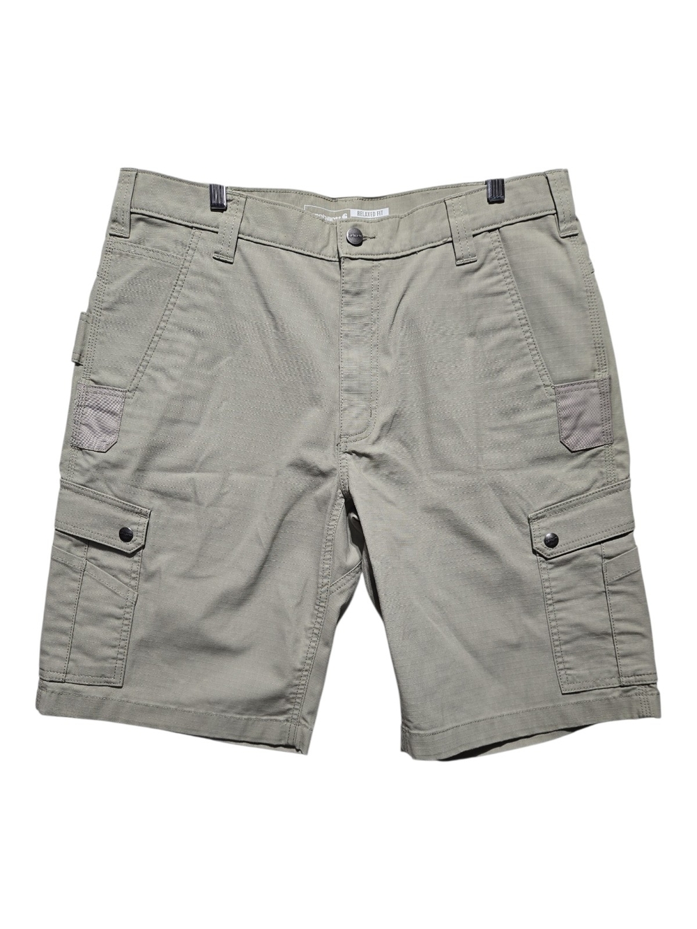 Carhartt Men's Steel Rugged Flex Relaxed Fit Ripstop Cargo Work Shorts Size 36